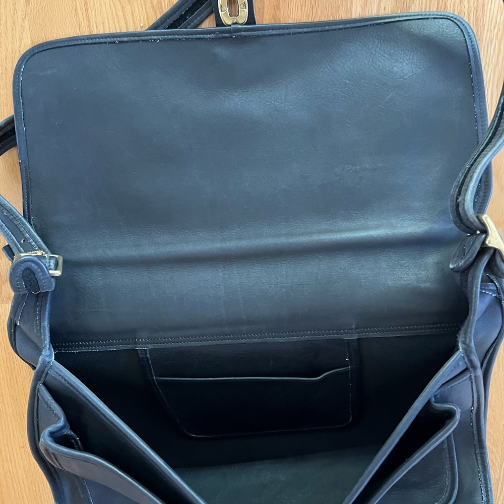 Classic Coach leather briefcase computer bag - Picture 4 of 5